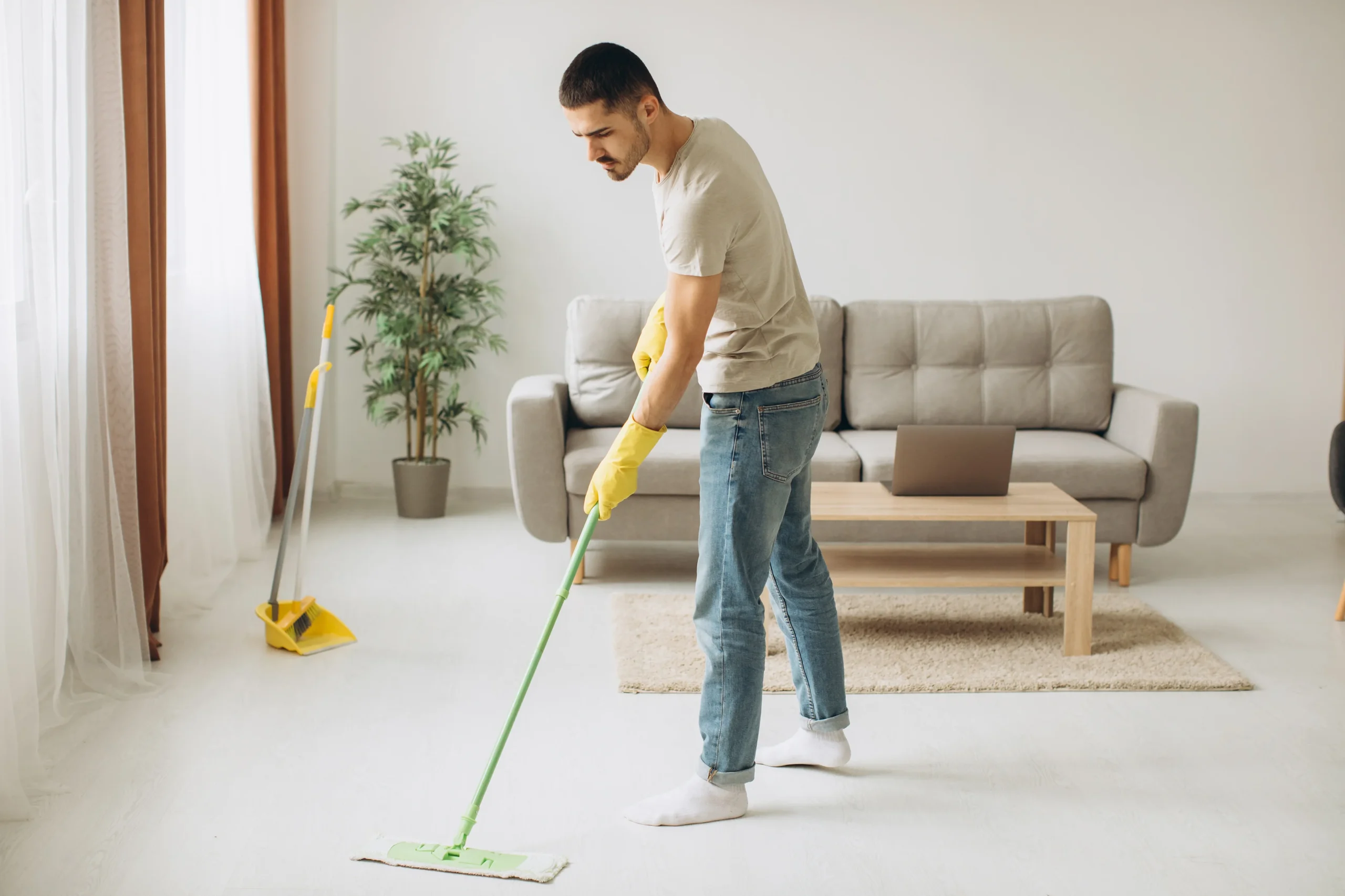 Eco-friendly deep cleaning using non-toxic cleaning solutions