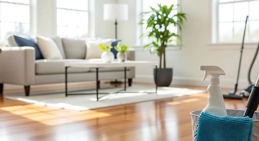 Professional house cleaning service in Bangkok apartment