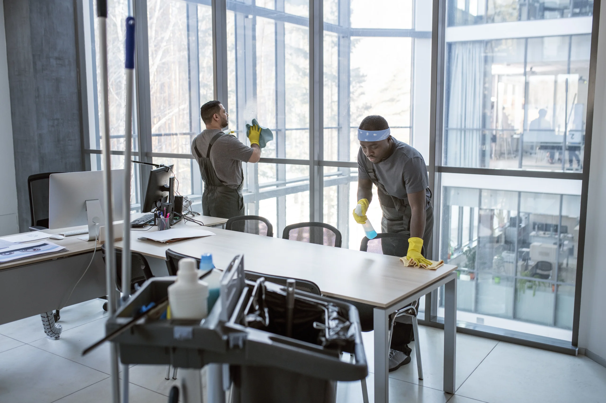 Professional Sathorn cleaning service team performing home and office cleaning