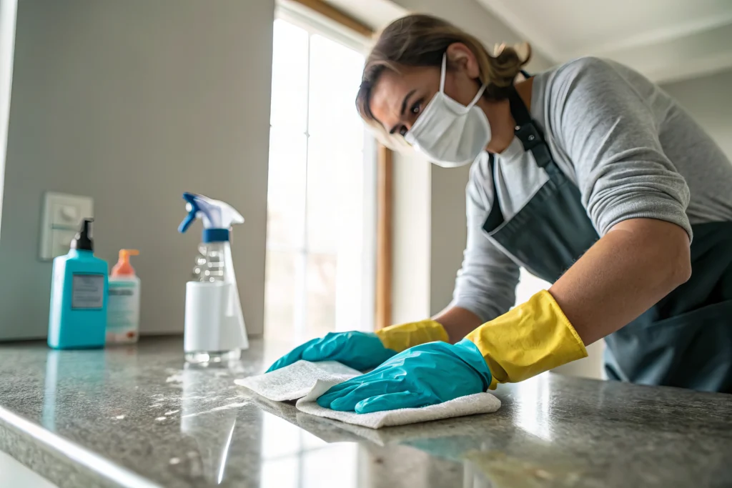 Professional deep cleaning service for homes before moving